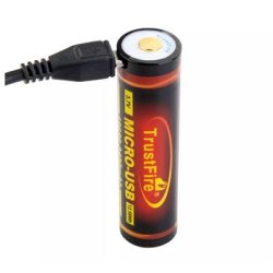 Trustfire 18650 USB 3400mAh - Genopladelig batteri